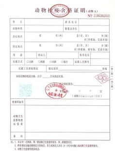 广州宠物托运证明_1