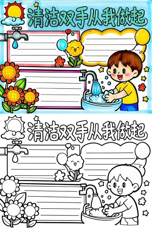 国际洗手日手抄报-国际洗手日手抄报