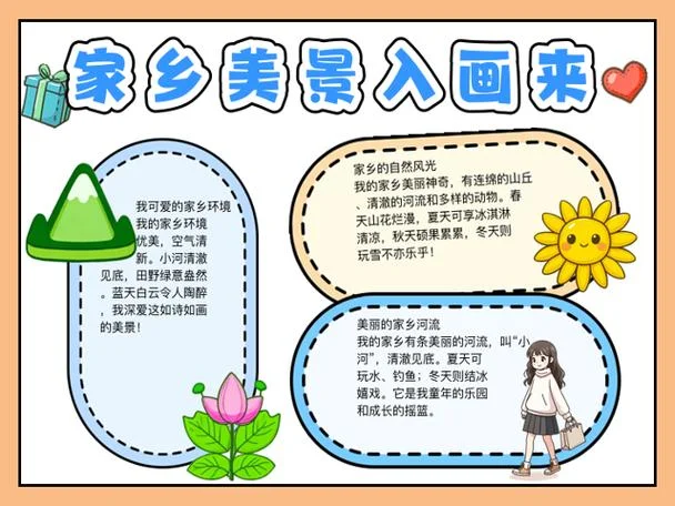 家乡美手抄报内容简单_2