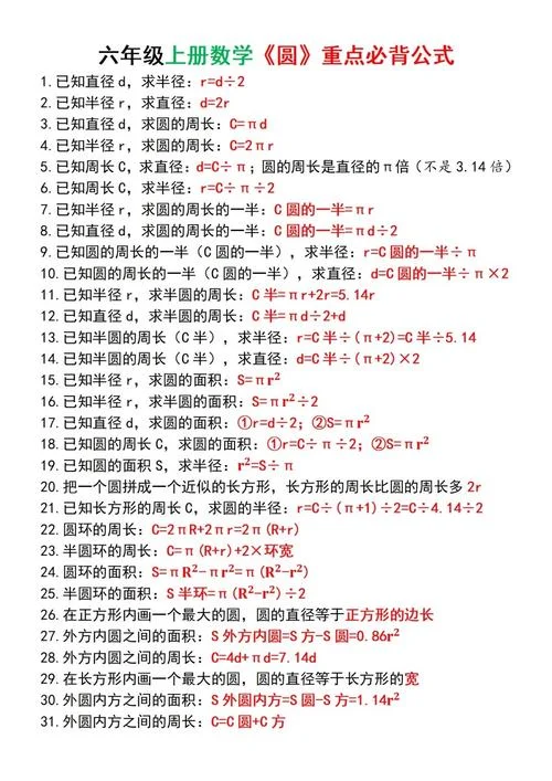 数学技巧公式_2