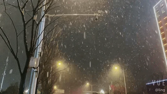 下雪动态图片文案_1