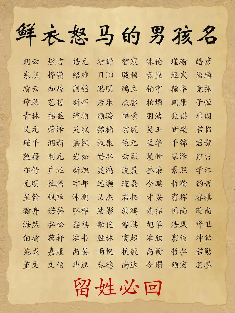 起名字大全男孩超赞_2