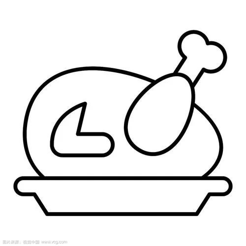 火鸡图片简笔画_1