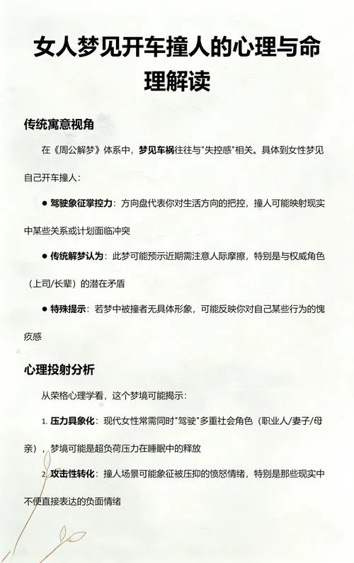 梦见汽车撞人_2