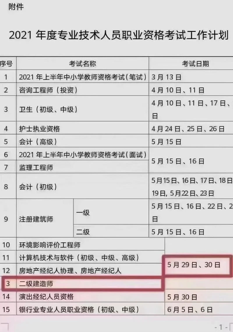 二建师考试时间_1