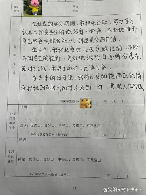 实习自我评价100字-实习自我鉴定