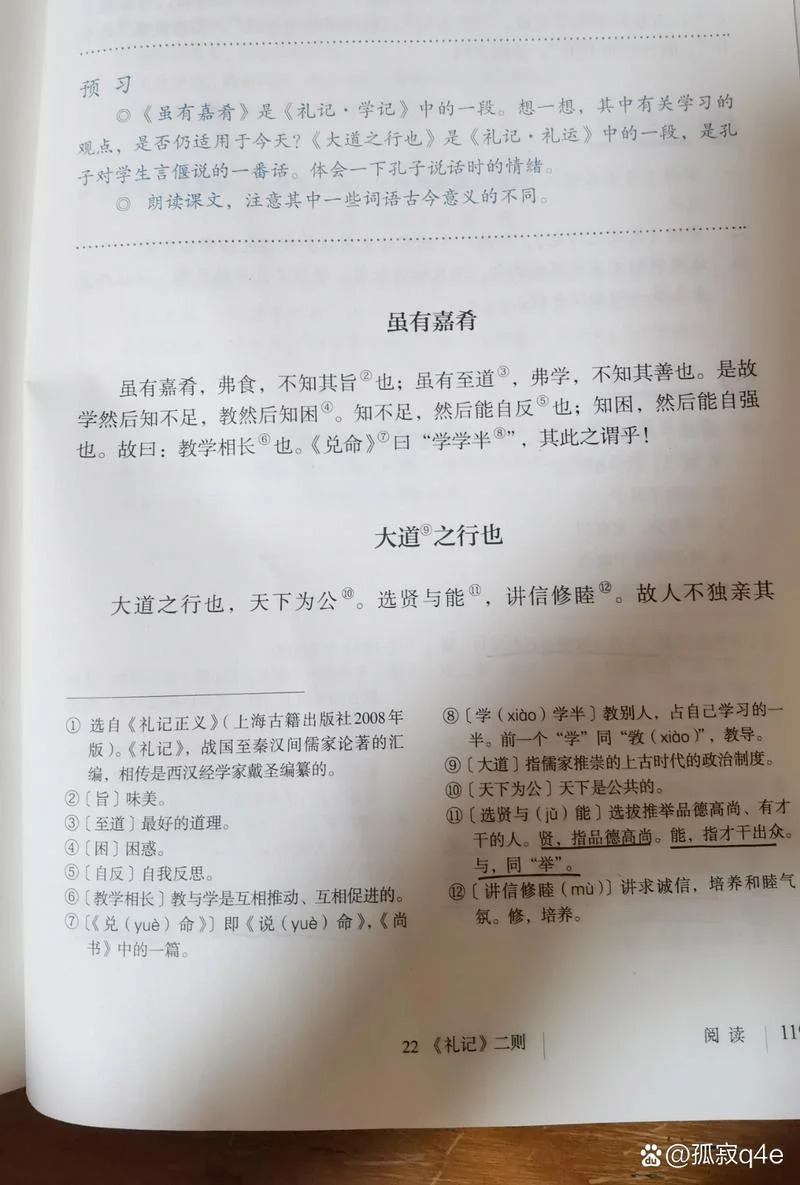 虽有嘉肴道理-虽有嘉肴道理