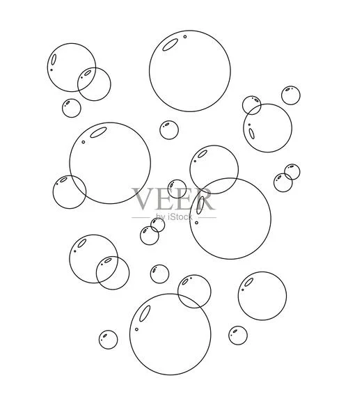 泡泡画法简笔画_2