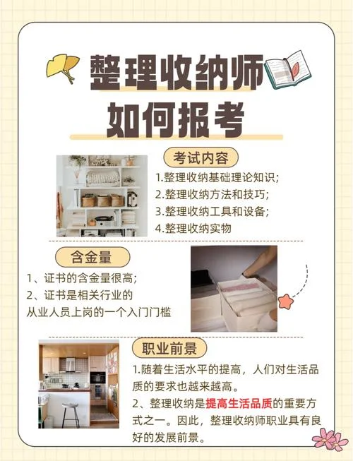 收纳整理师证报考条件_1