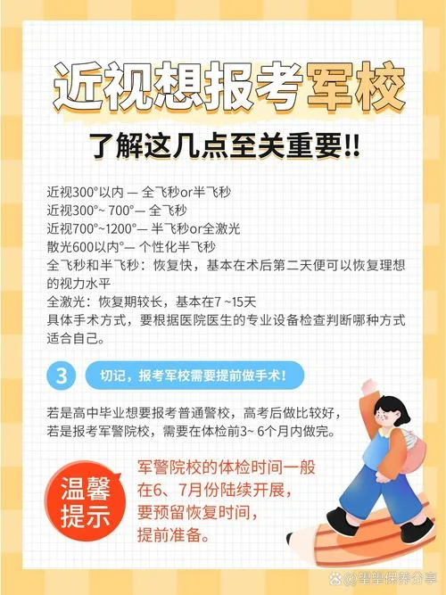 近视眼能报考军校-近视不能报考军校
