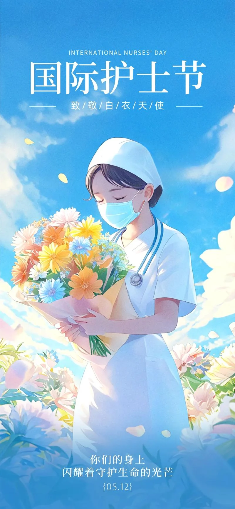 给白衣天使的祝福语_1
