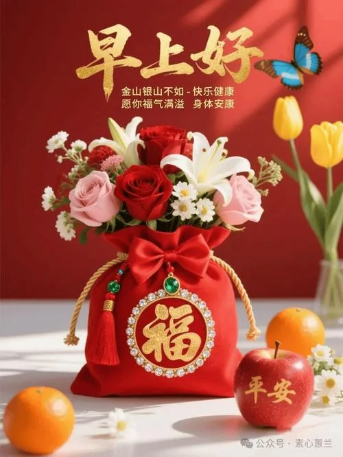温馨祝福早上好图片_2