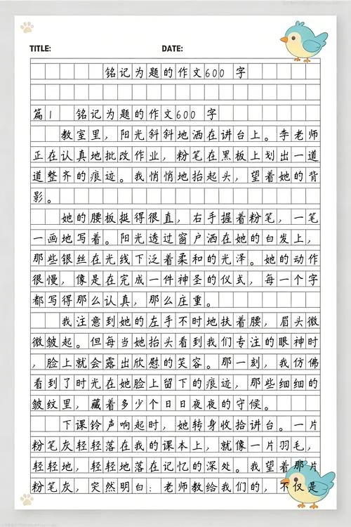 忘记与铭记满分作文_2