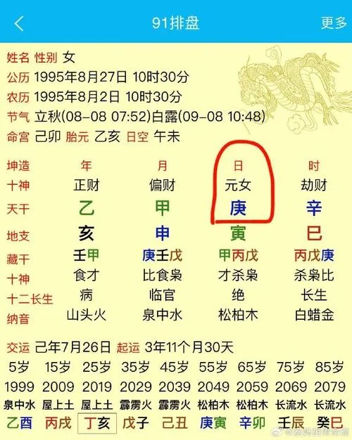 如何查自己的生辰八字_1