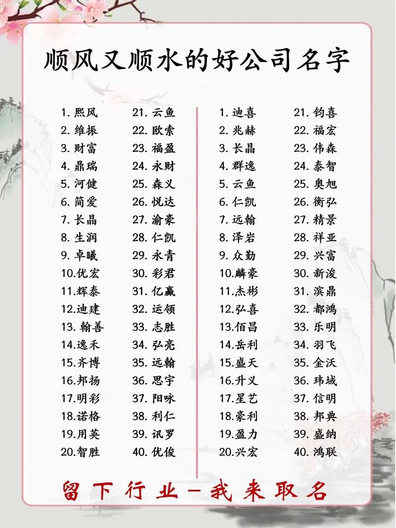 刺绣公司起名-刺绣公司起名