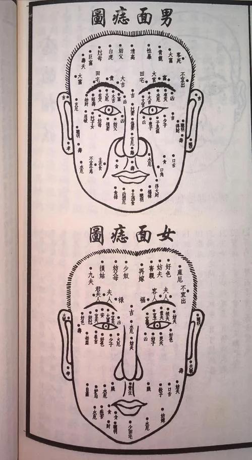 脸颊有痣面相_1