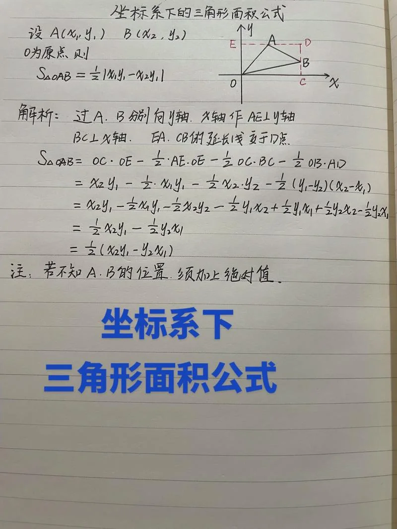 三角形面积公式是什么-