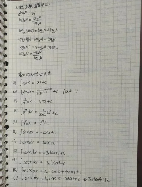 高数二公式定理大全_1