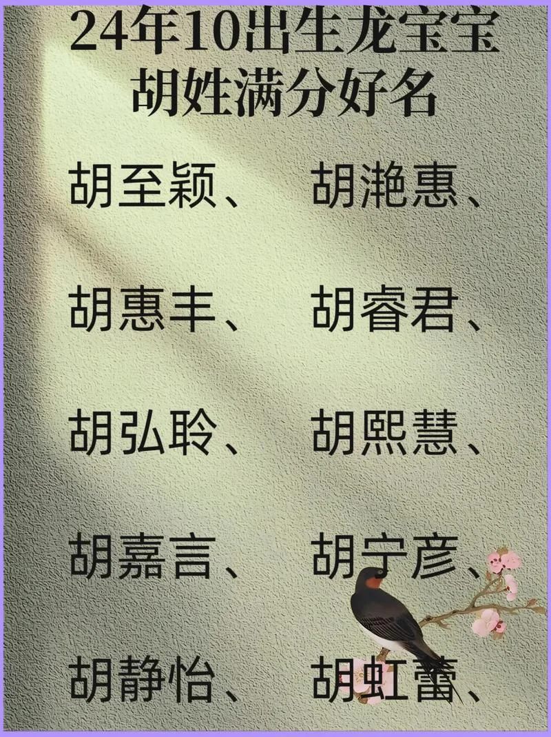给宝宝起名姓胡好吗-姓胡宝宝起名好