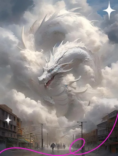做梦梦见龙在云里_1