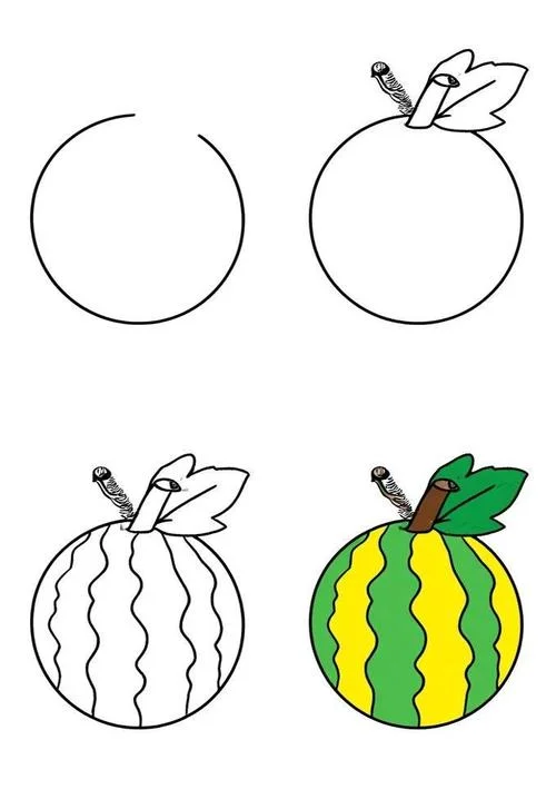 西瓜简笔画_1