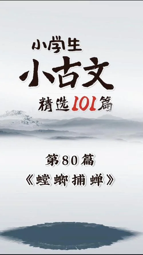 螳螂捕蝉文言文道理_2