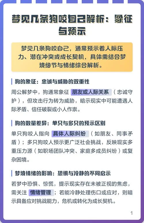做梦梦见狗咬人-梦狗咬人