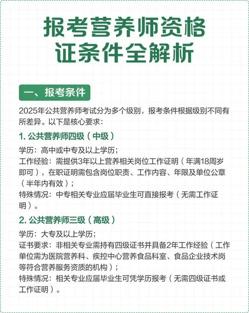 全国公共营养师师报考条件_1