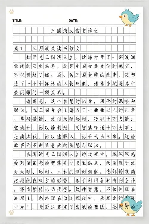 三国演义读后感悟20字-三国读后感