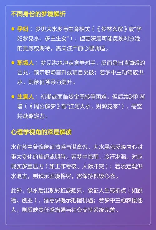 梦见发大水把自己淹了是什么征兆_2