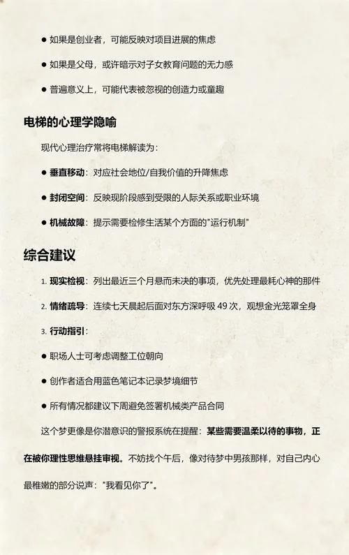 梦见被困电梯下降_1
