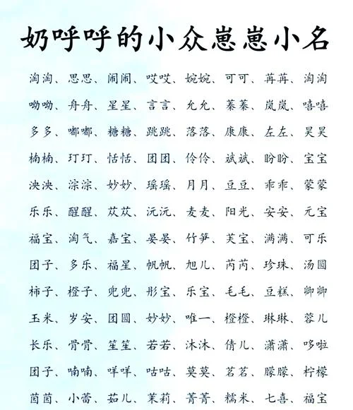 2024女龙宝宝起名梦字-2024 女宝宝起名梦字