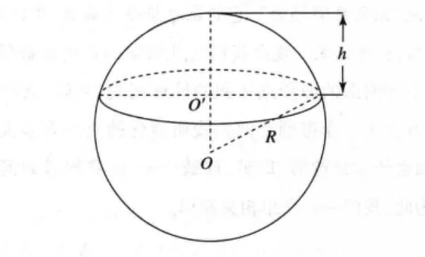 球冠体积公式推导_2