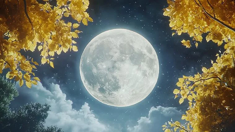梦见晚上月亮亮如白天_1