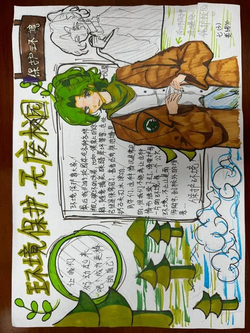 关于环保的手抄报高中_1