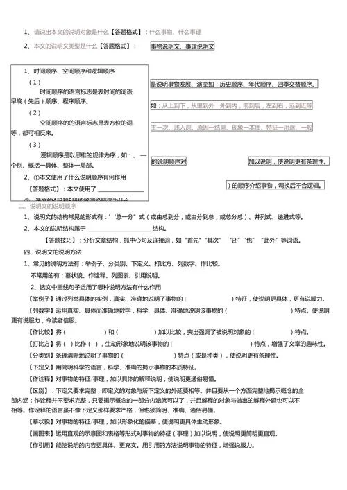 语文说明文答题模式_1
