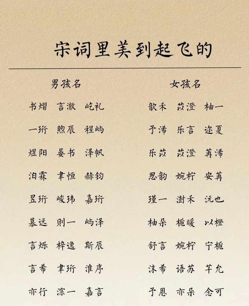 宋姓起名字大全男孩_2