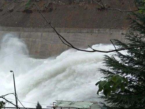 梦见水库黑水要出,还伴有地震_2