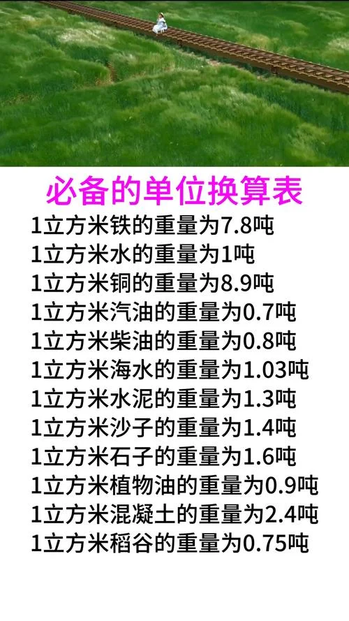 重量公式的单位_1