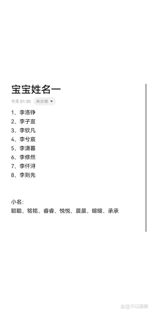 宝宝起名字男孩姓李_1