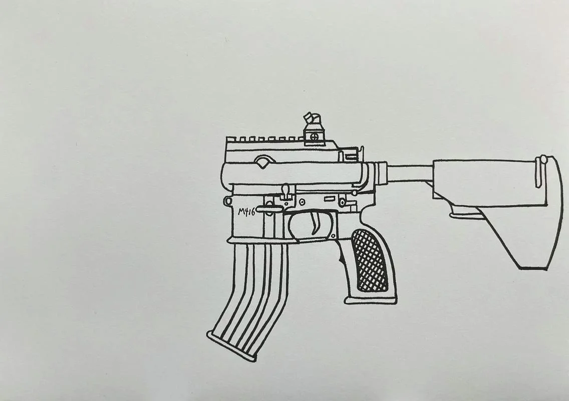 枪的简笔画大全图片_1