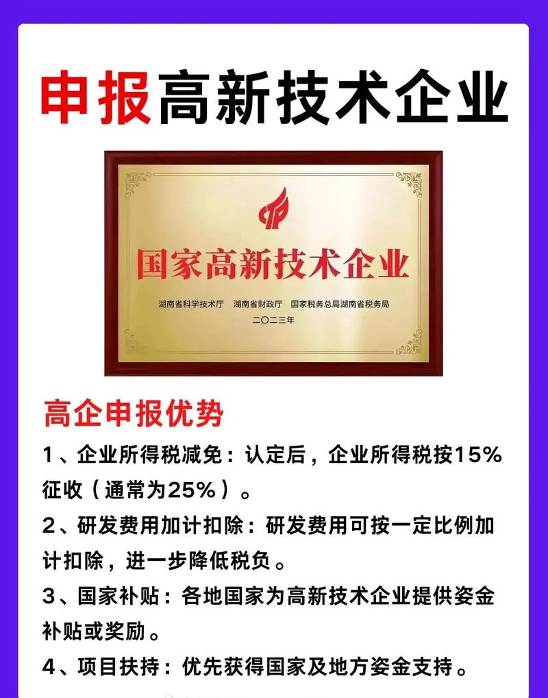 农业高新技术企业申报条件-农业高新企业申报条件