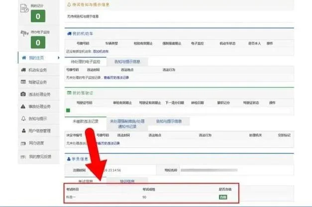 怎么查驾驶证还剩几分_1