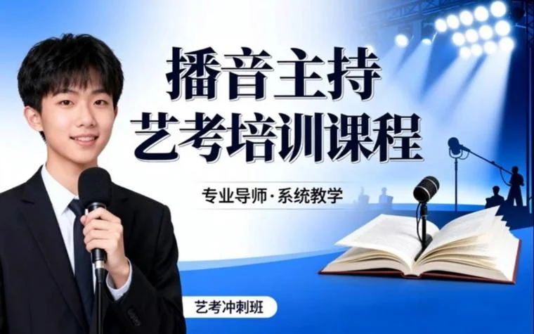 艺考高二播音主持培训班_1