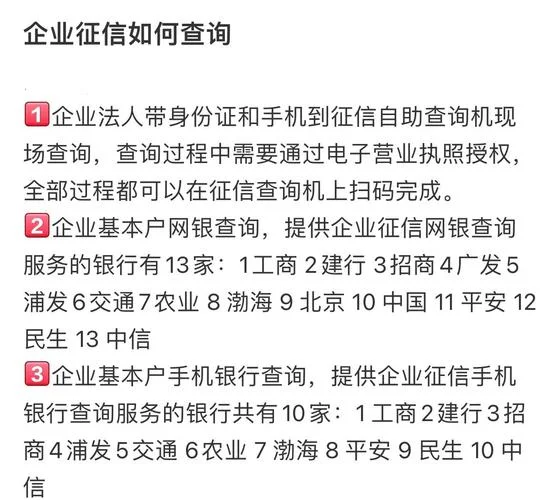 查企业征信在哪里可以查询_2