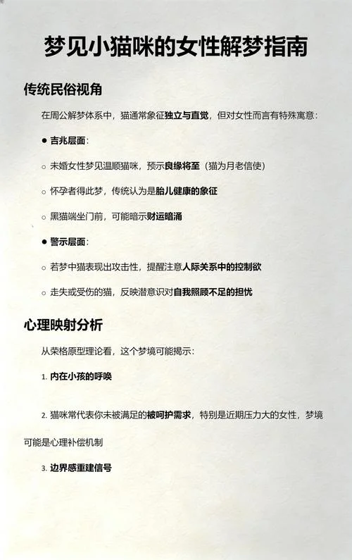 梦到买猫是什么征兆 女性_1