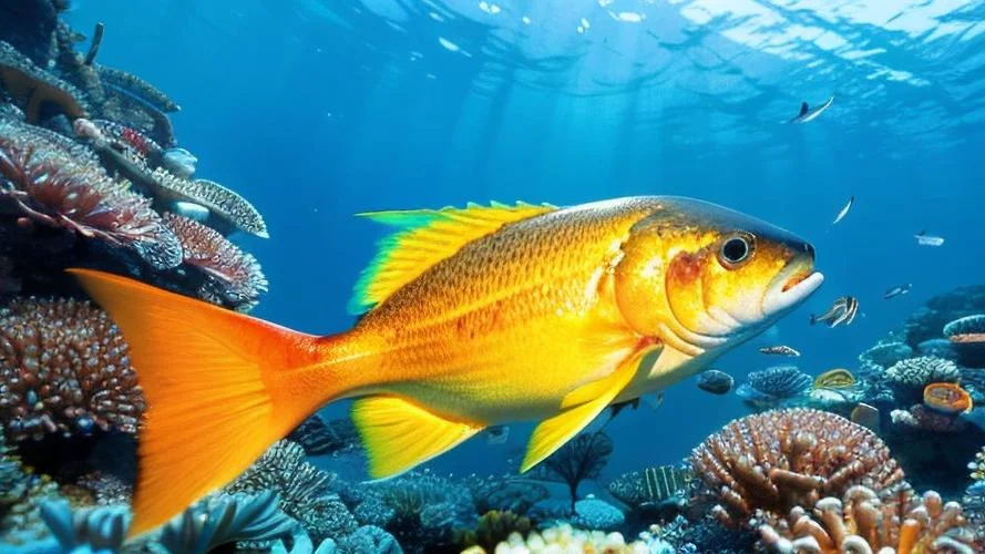 梦见水里大鱼在游动_2