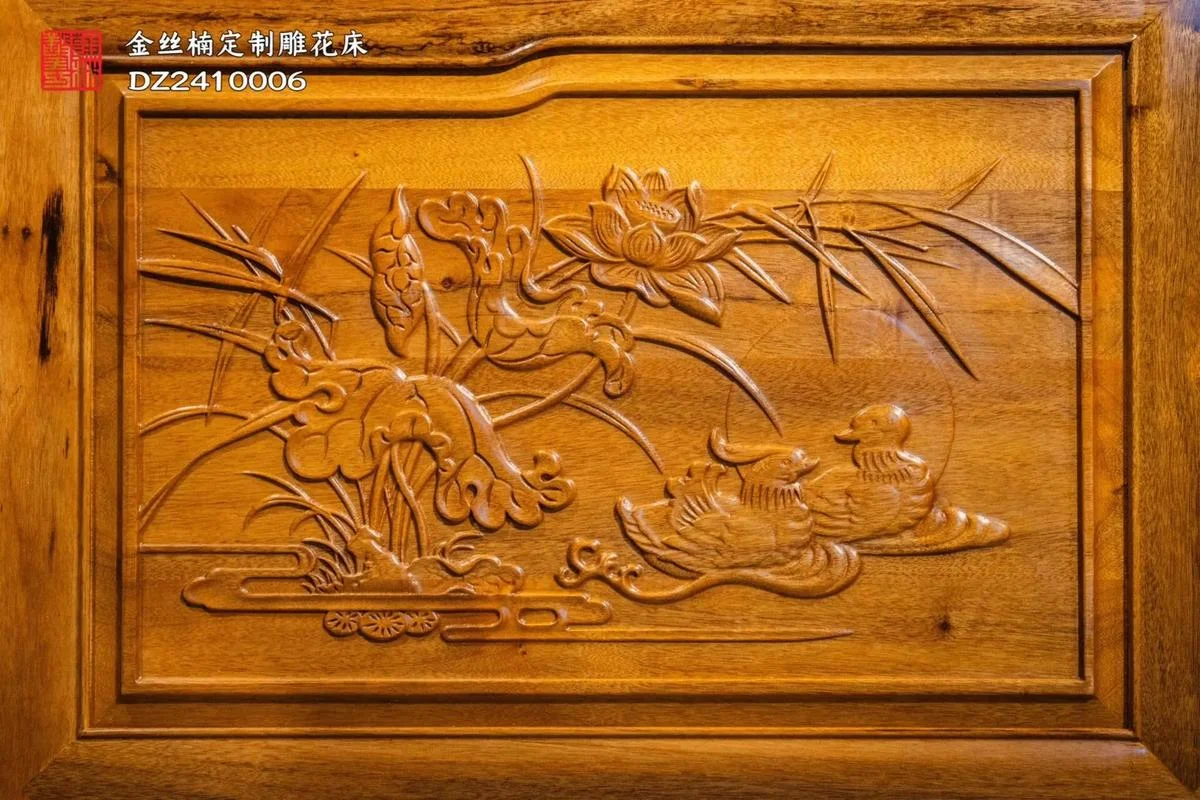 梦见雕花大床_1