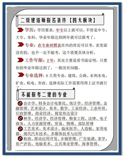 二建报名条件不符合能报名吗_1