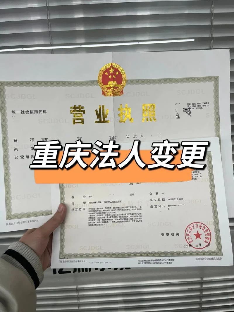 重庆 法人变更证明-重庆法人变更证明